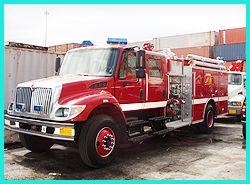 Parked Fire Truck